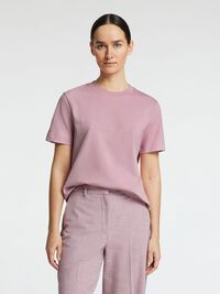 BOXY T-SHIRT, Bleached Mauve, highres