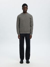 MAGLIONE GIROCOLLO, Black, highres
