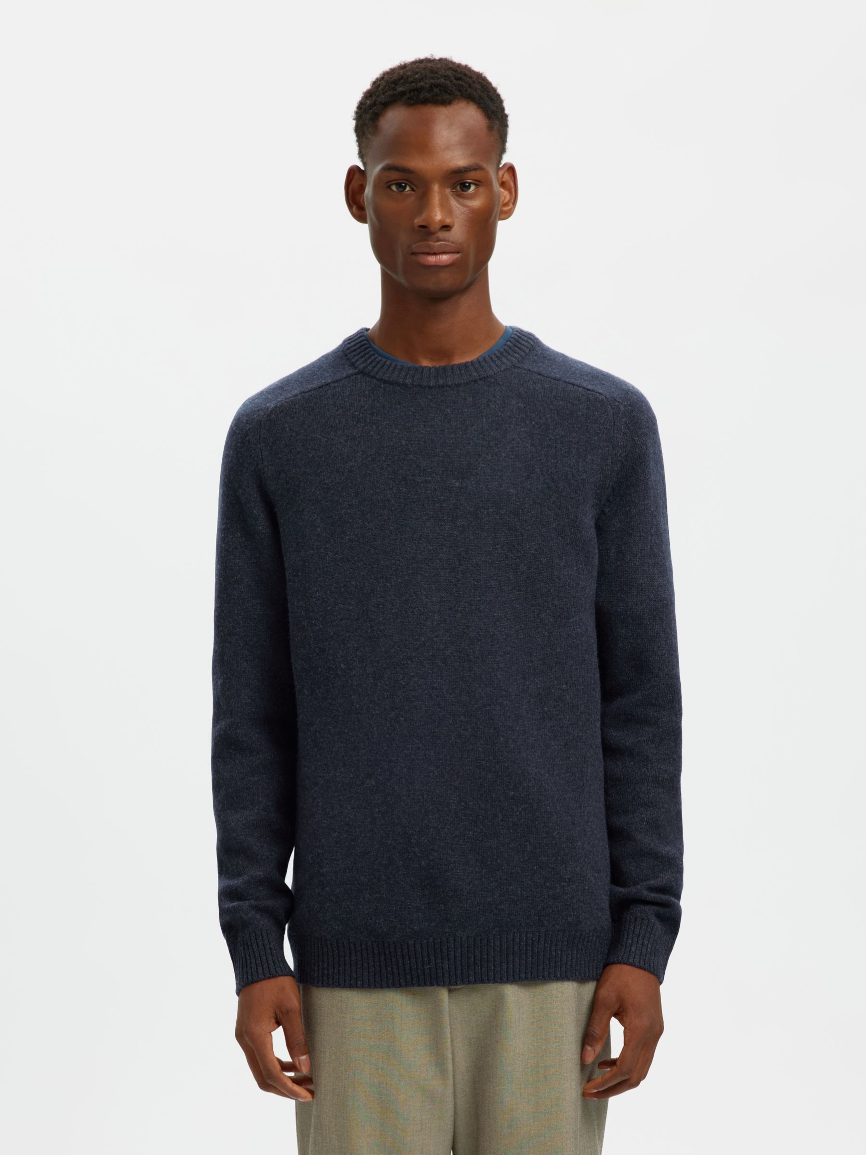 PULLOVER A MAGLIA, Dark Sapphire, highres