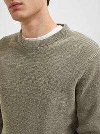 LONG SLEEVED JUMPER, Vetiver, highres