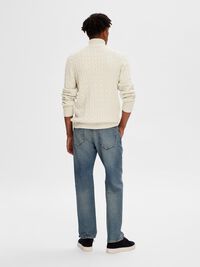 TORSADÉ PULL, Bone White, highres