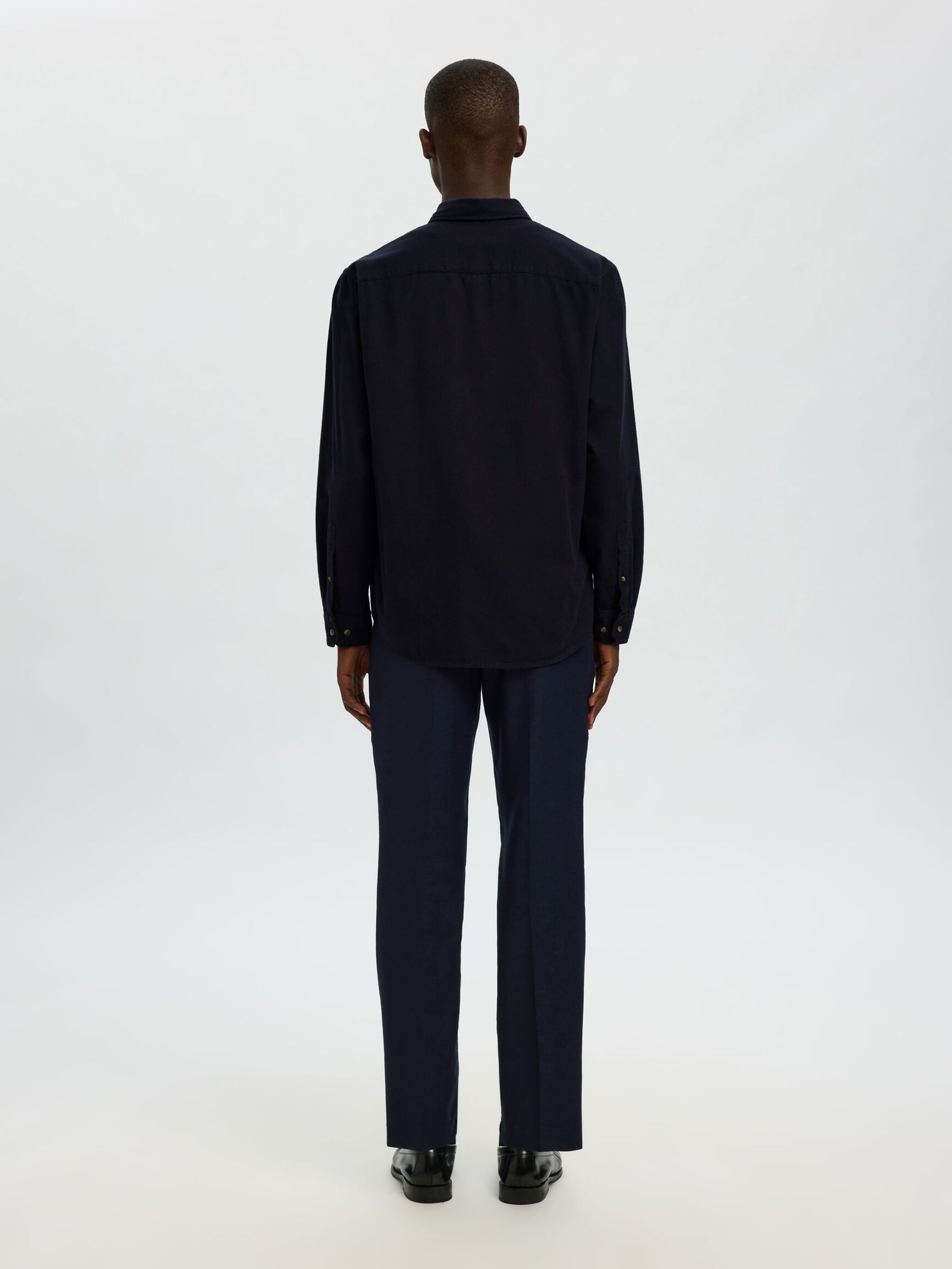 100% COTTON BUTTON-DOWN SHIRT, Sky Captain, highres