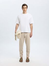 PANTALONI STRETTI IN FONDO, Pure Cashmere, highres