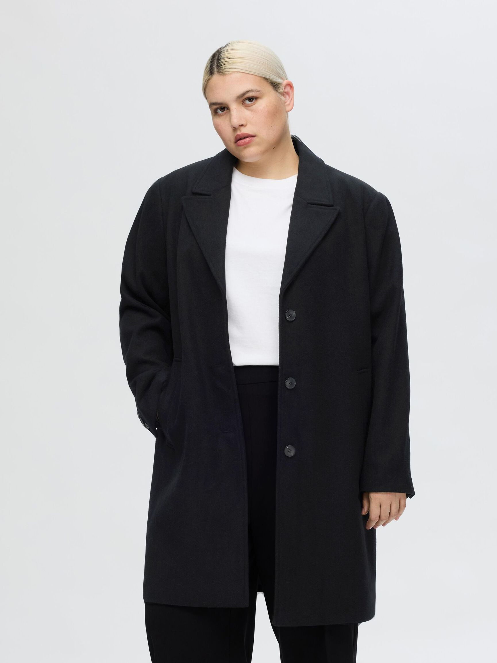 ULDBLANDING FRAKKE, Black, highres