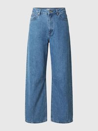 TAILLE MI-HAUTE JEANS BARREL, Light Blue Denim, highres
