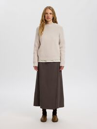 PULLOVER A MAGLIA, Silver Birch, highres