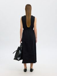 VESTITO DI JEANS, Black Denim, highres