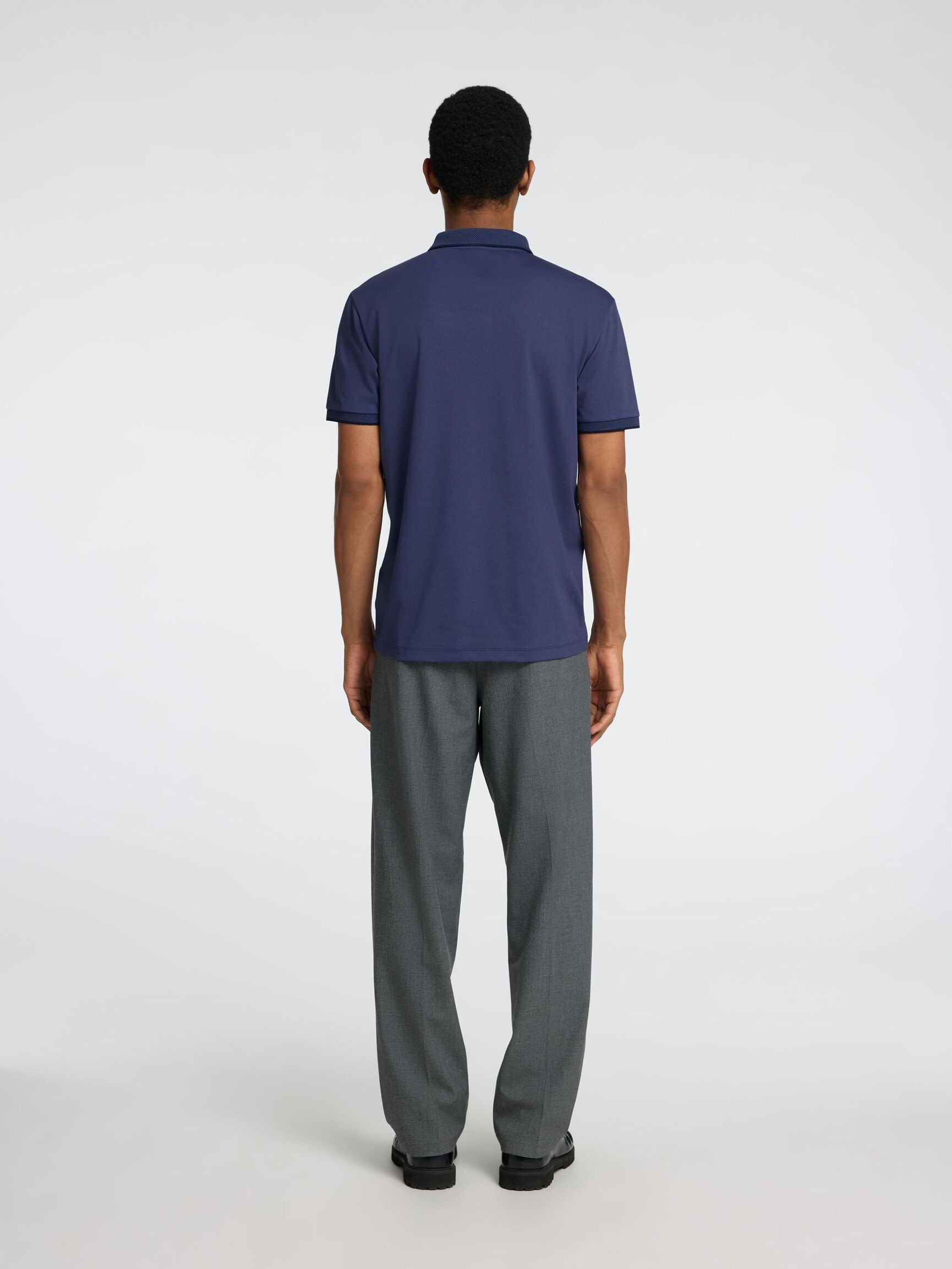 SHORT SLEEVED POLO SHIRT, Oceana, highres