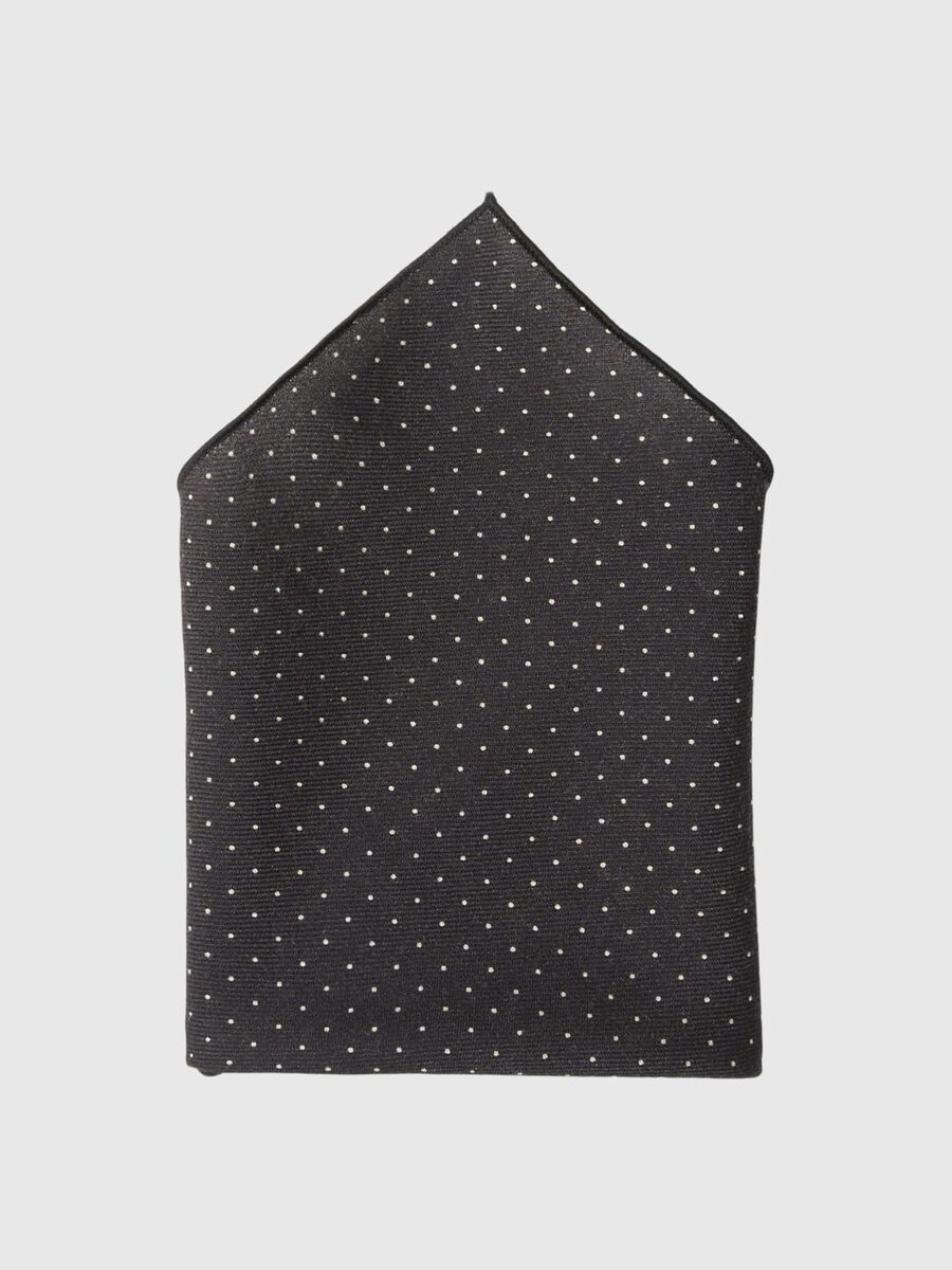Selected WOOL HANDKERCHIEF, Black, highres - 16094463_Black_1122149_001.jpg