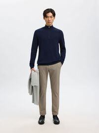 HALVE RITSSLUITING TRUI, Navy Blazer, highres