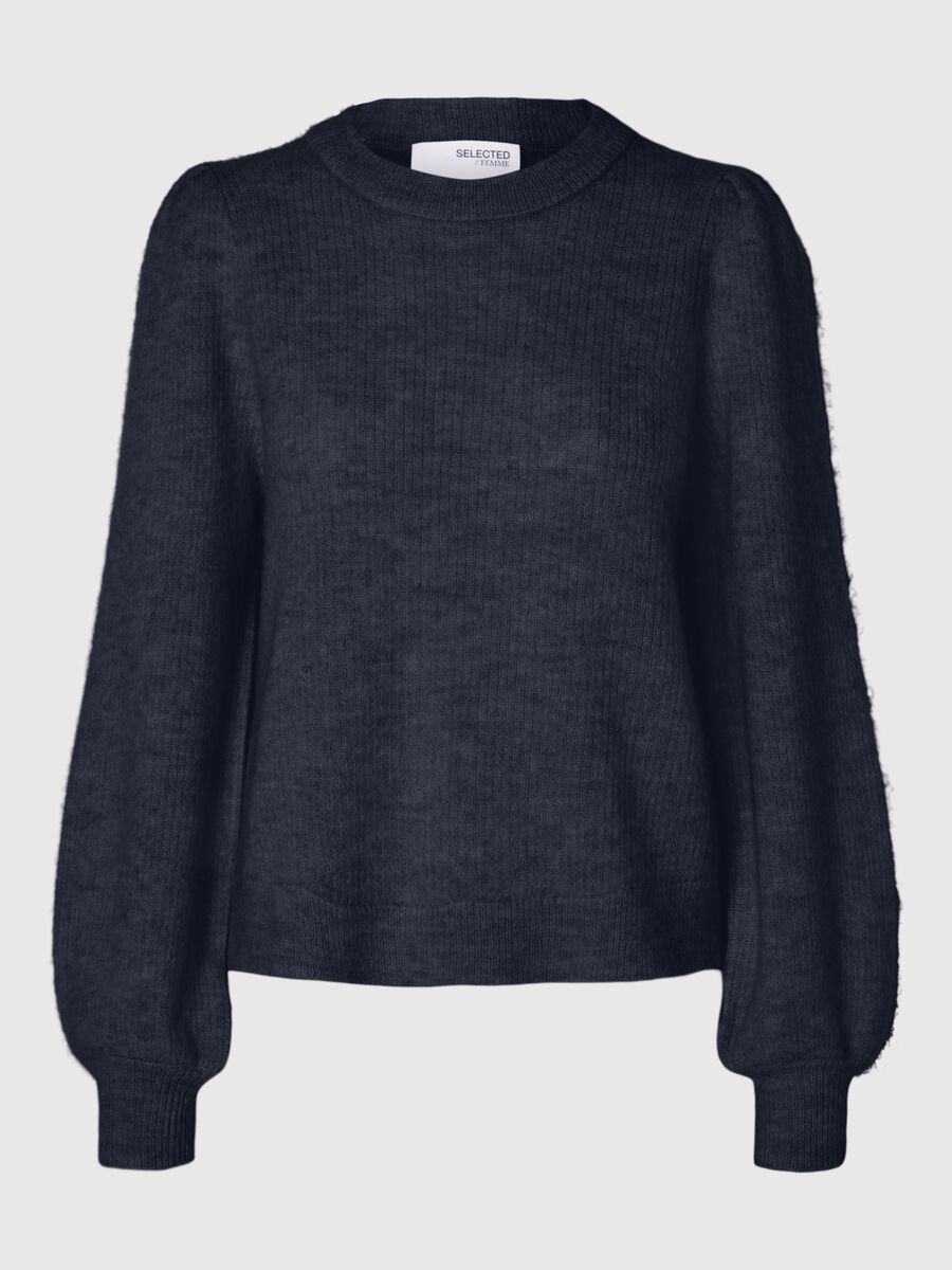 Selected PULLOVER A MAGLIA, Dark Sapphire, highres - 16094355_DarkSapphire_1117299_001.jpg