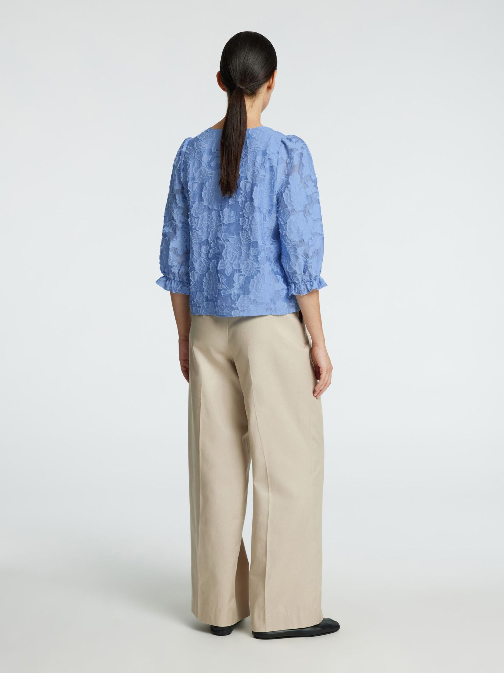 BLOMSTERTRYCK BLUS, Vista Blue, highres