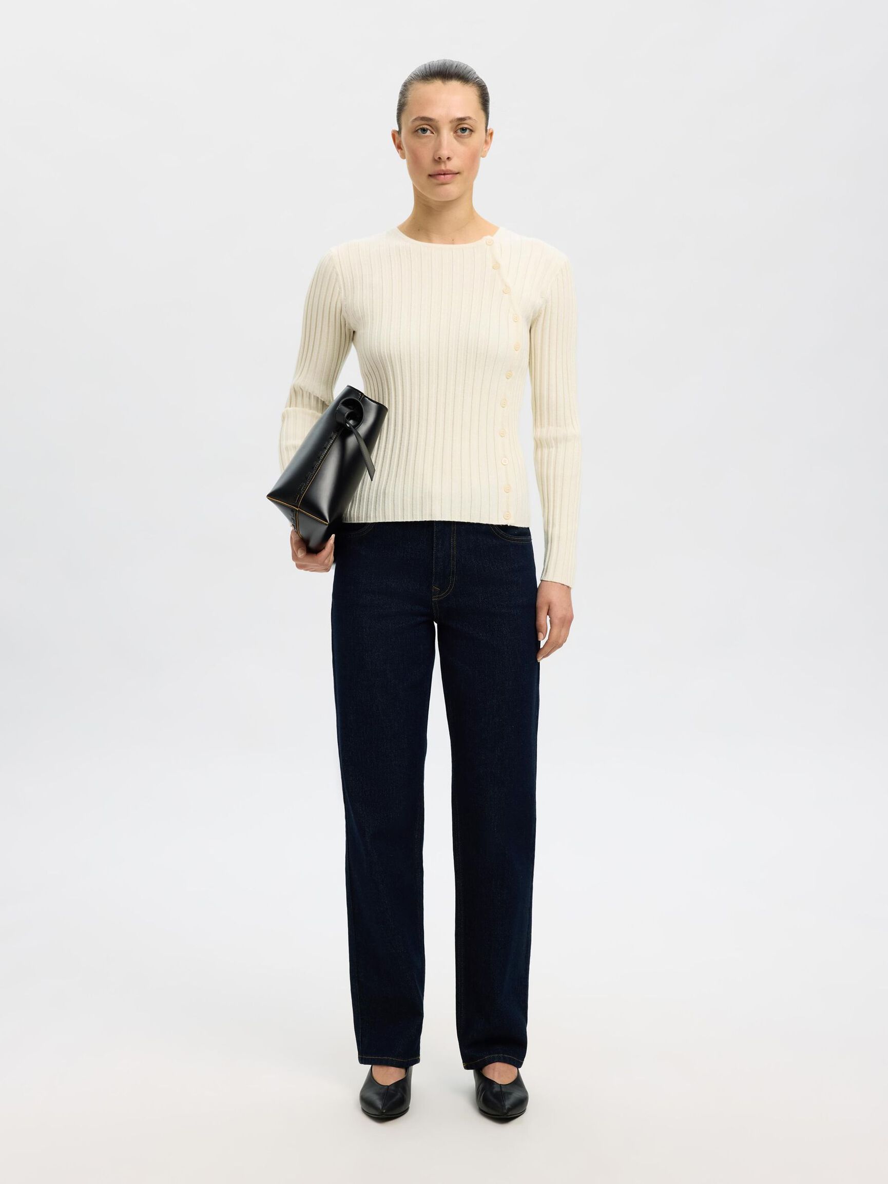 VISCOSE BLEND KNIT, Birch, highres