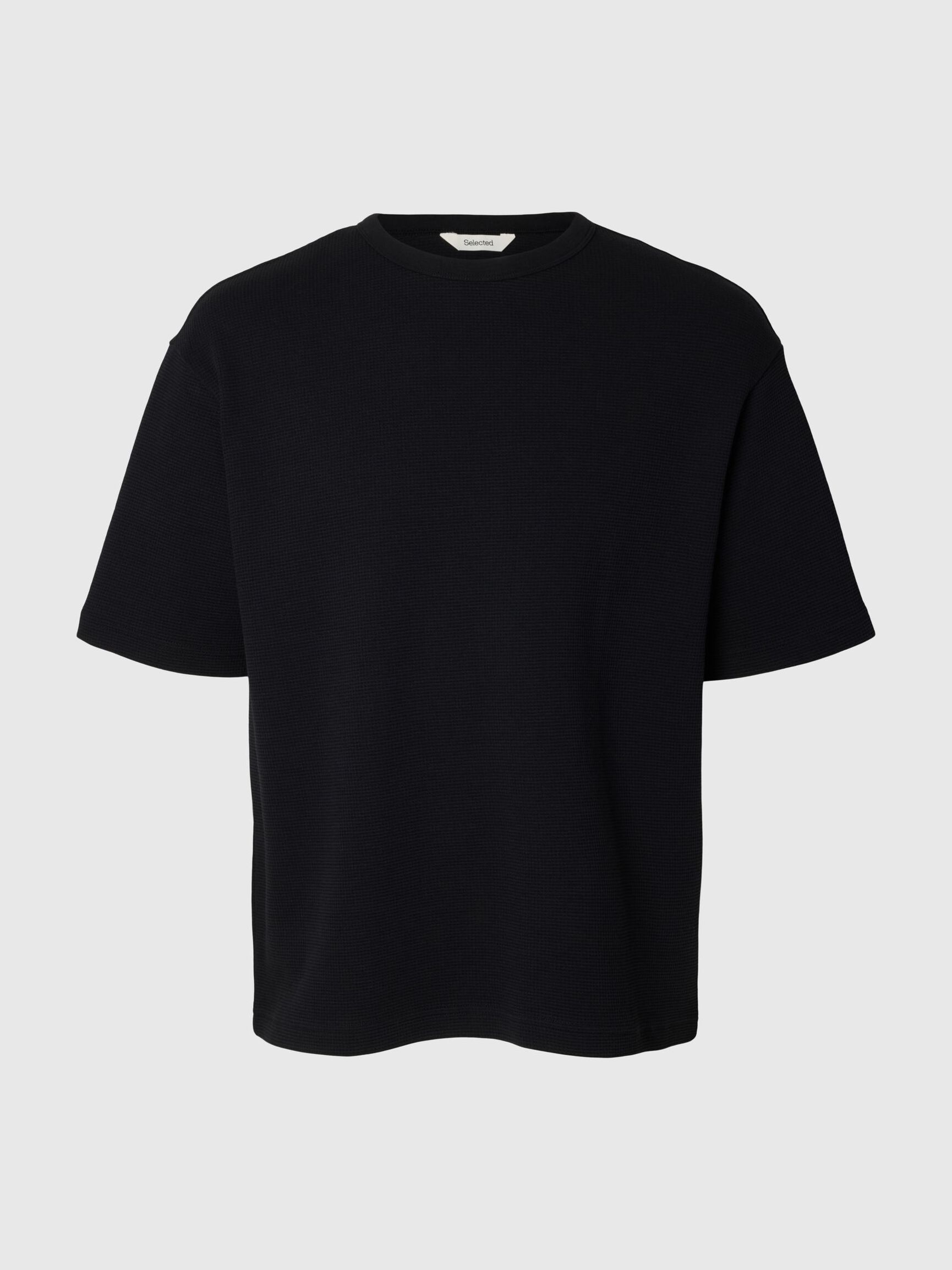 RELAXED FIT T-SHIRT, Black, highres