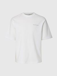 LOOSE FIT PRINT T-SHIRT, Bright White, highres