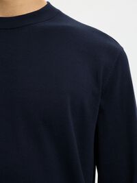 BAUMWOLL PULLOVER, Sky Captain, highres