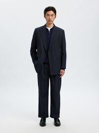 ULLBLANDNING KOSTYMBYXOR, Dark Navy, highres