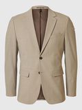 Selected SLIM FIT WOOL BLEND BLAZER, Sand, highres - 16094334_Sand_001.jpg
