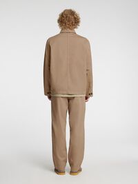 LÖS PASSFORM CHINOS, Weathered Teak, highres