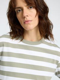STRIPED LONG-SLEEVED T-SHIRT, Vetiver, highres