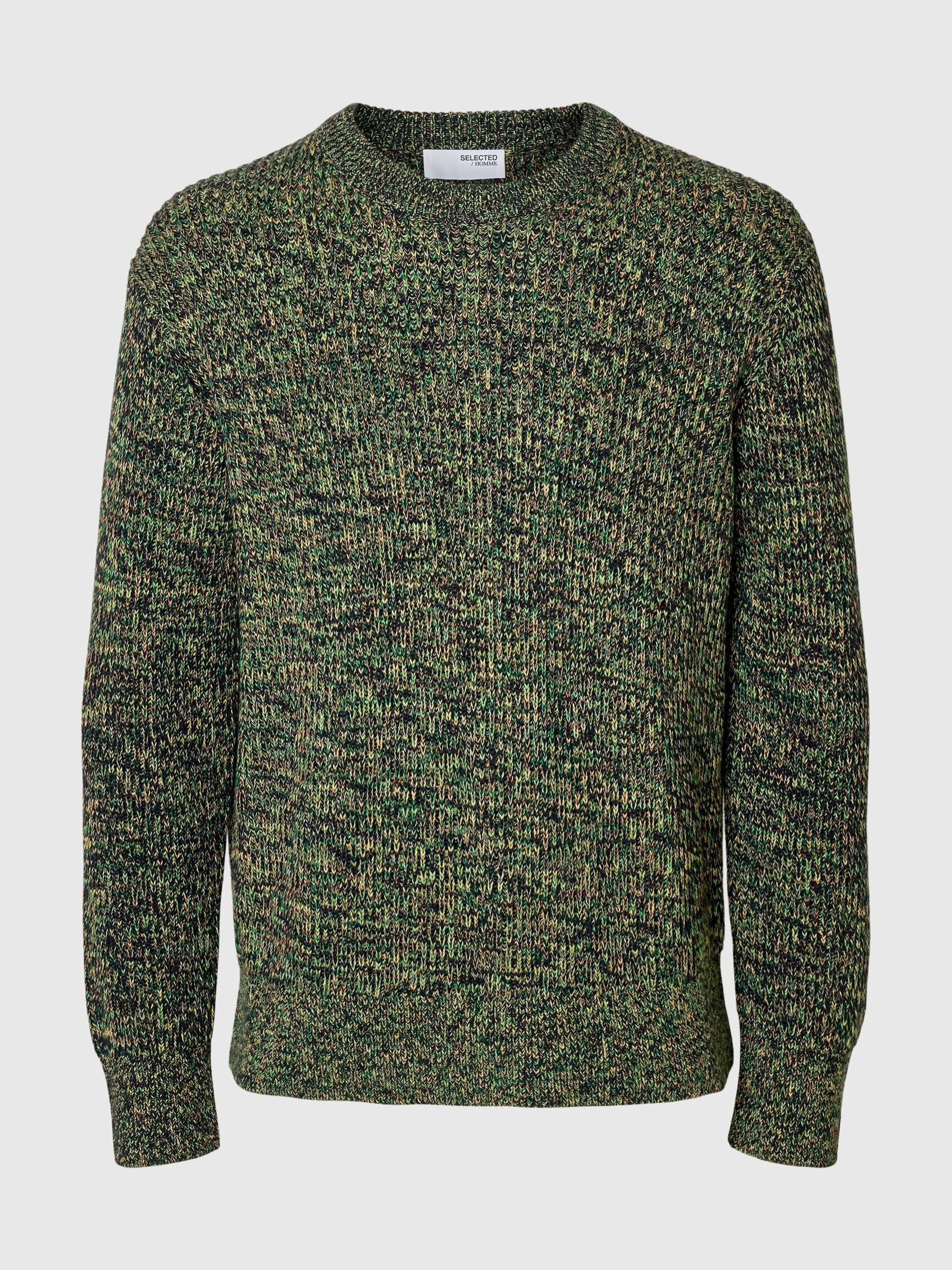 100% COTTON KNITTED PULLOVER, Sky Captain, highres