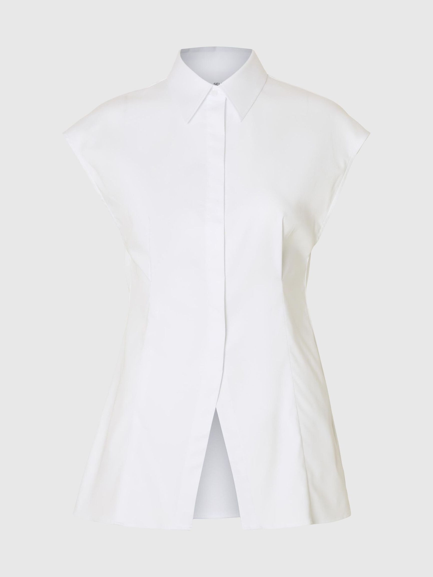 SLIM FIT KURZARMHEMD, Bright White, highres