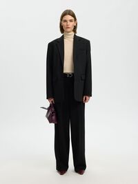 OVERSIZED BLAZER, Black, highres