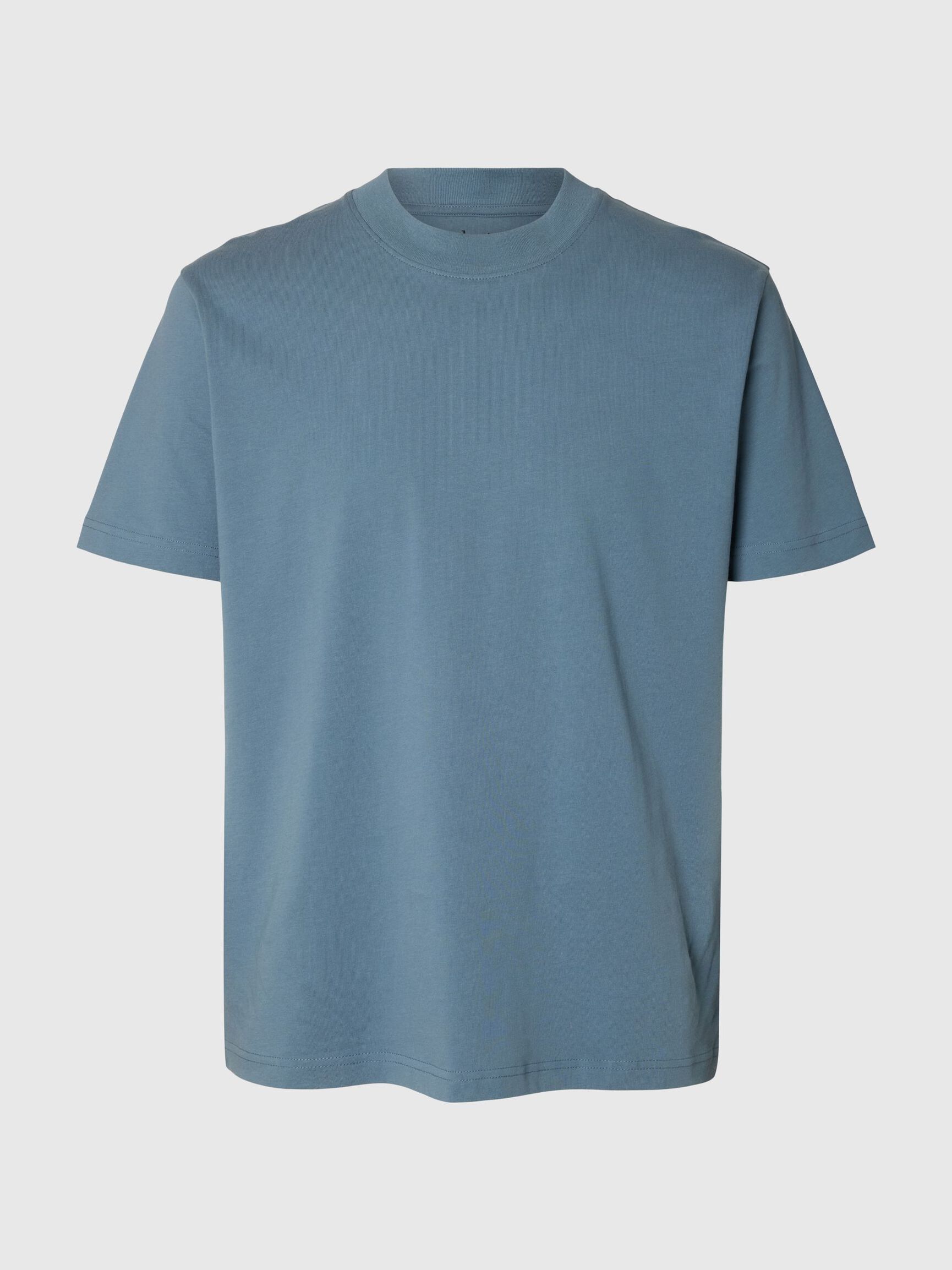 SHORT-SLEEVED RELAXED FIT T-SHIRT, Blue Mirage, highres