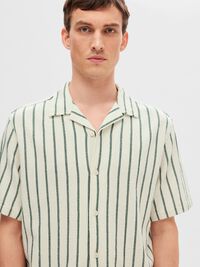 COTTON SHORT SLEEVED SHIRT, Eden, highres