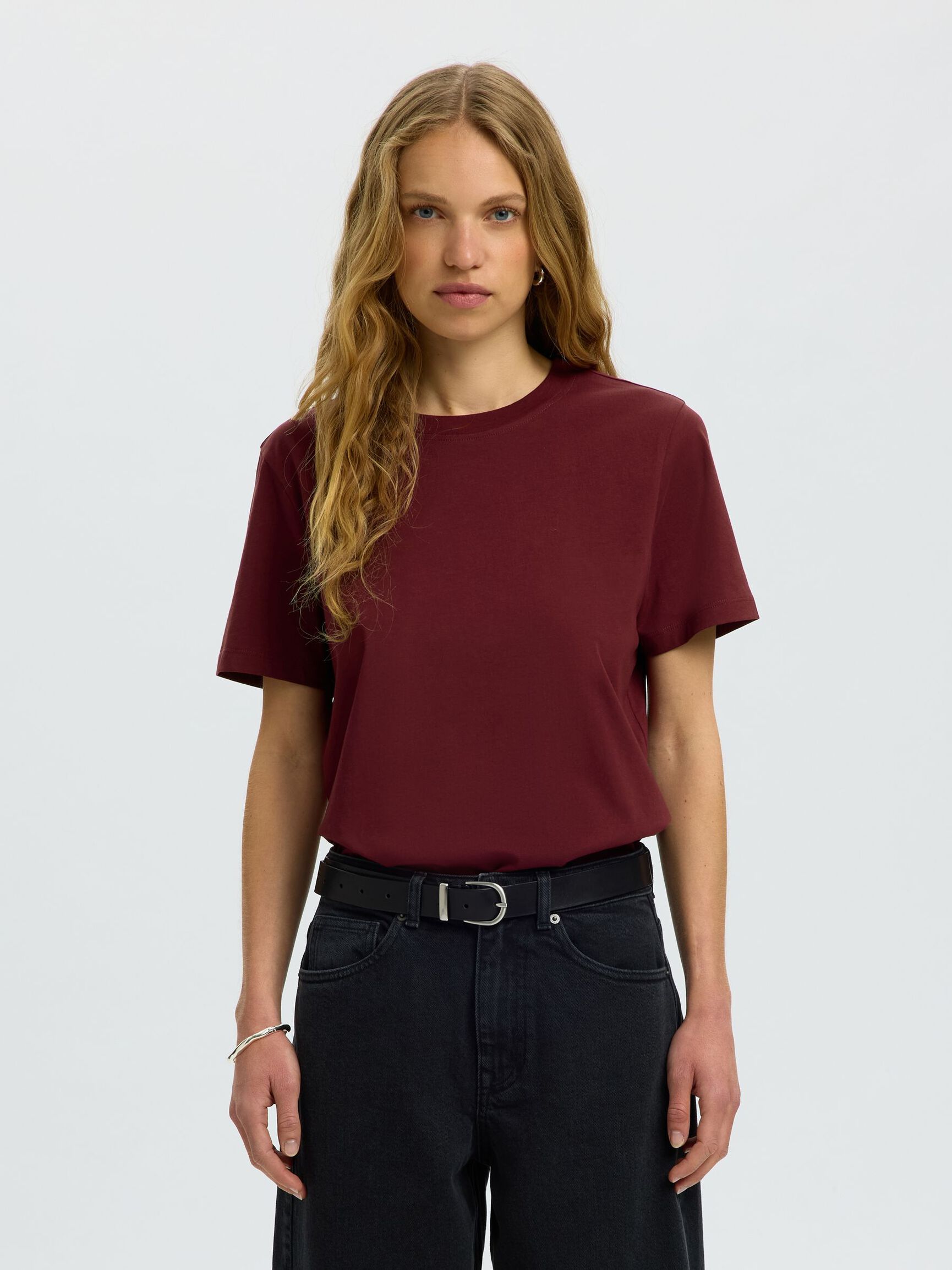 KLASSISCHES T-SHIRT, Tawny Port, highres