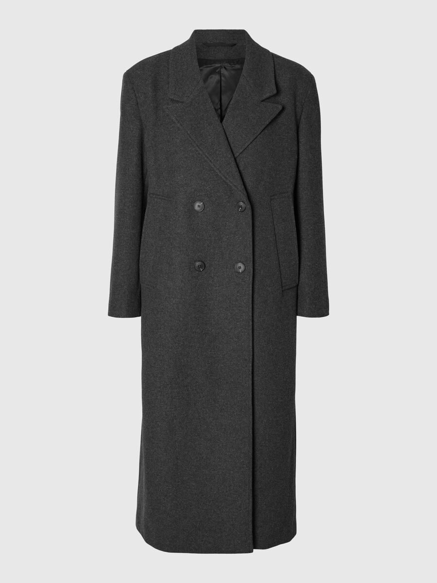 Selected DOUBLE BREASTED WOOL BLEND COAT, Volcanic Ash, highres - 16094832_VolcanicAsh_1125921_001.jpg