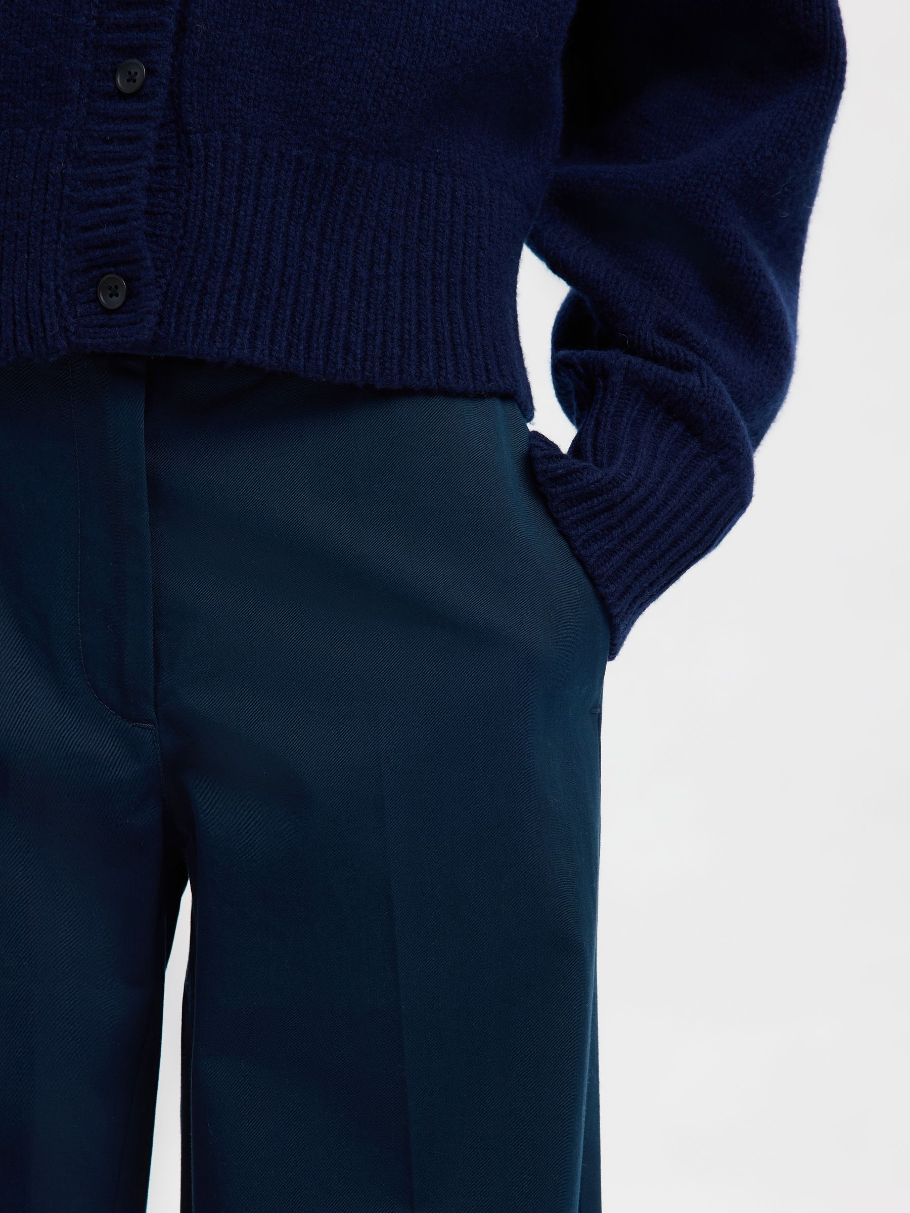 100% BOMULL BYXOR MED VIDA BEN, Dark Sapphire, highres