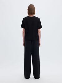 BOXY T-SHIRT, Black, highres