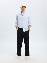 RELAXED FIT  SHIRT, Light Blue, highres