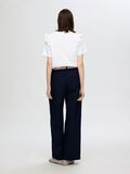 Selected FRILLED SHORT-SLEEVED T-SHIRT, Bright White, highres - 16097108_BrightWhite_004.jpg