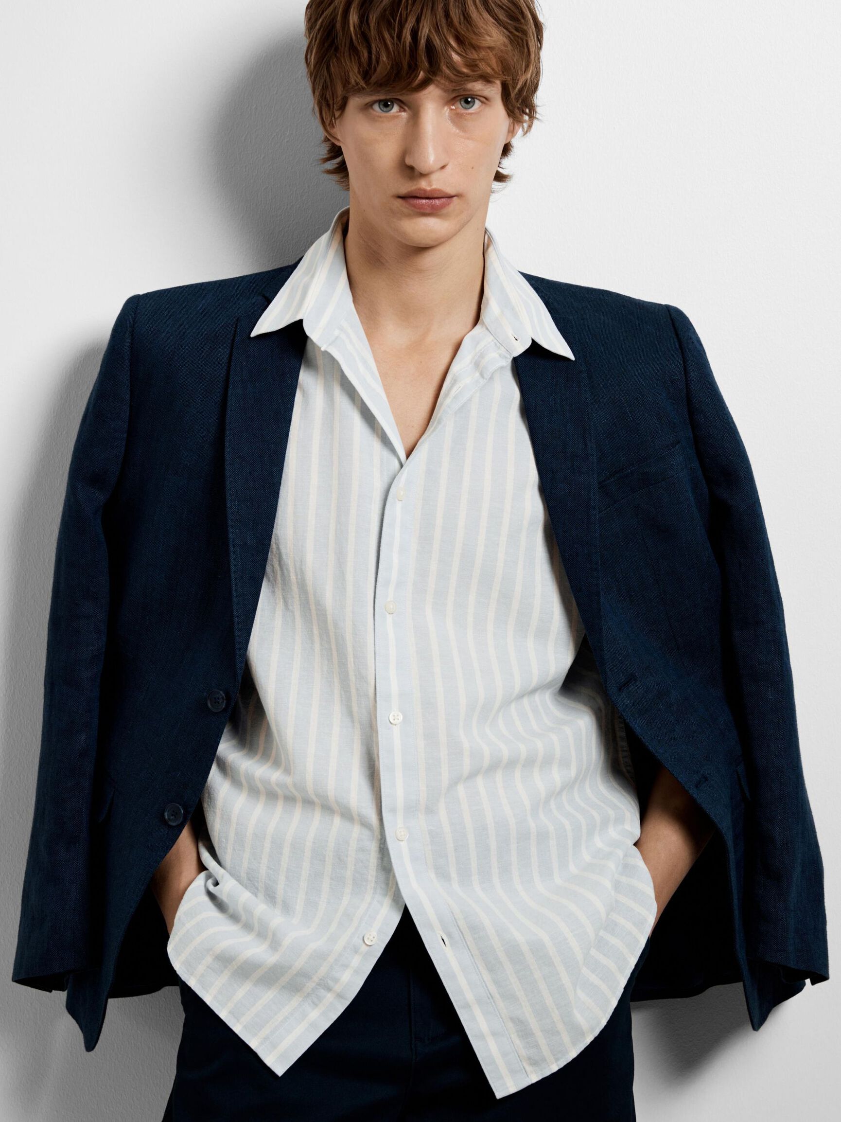 DISEÑO CLÁSICO CAMISA DE MANGA CORTA, Cashmere Blue, highres