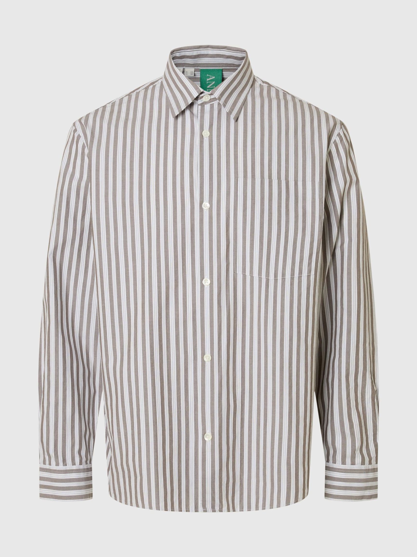 RELAXED FIT HEMD, Morel, highres