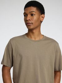 COTTON SLUB T-SHIRT, Vetiver, highres