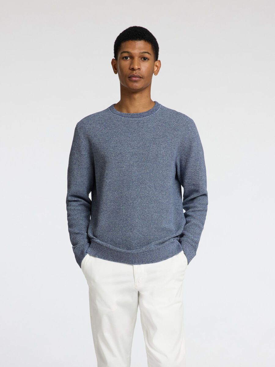 Selected 100% COTTON CREWNECK JUMPER, Oceana, highres - 16094385_Oceana_1154767_003.jpg