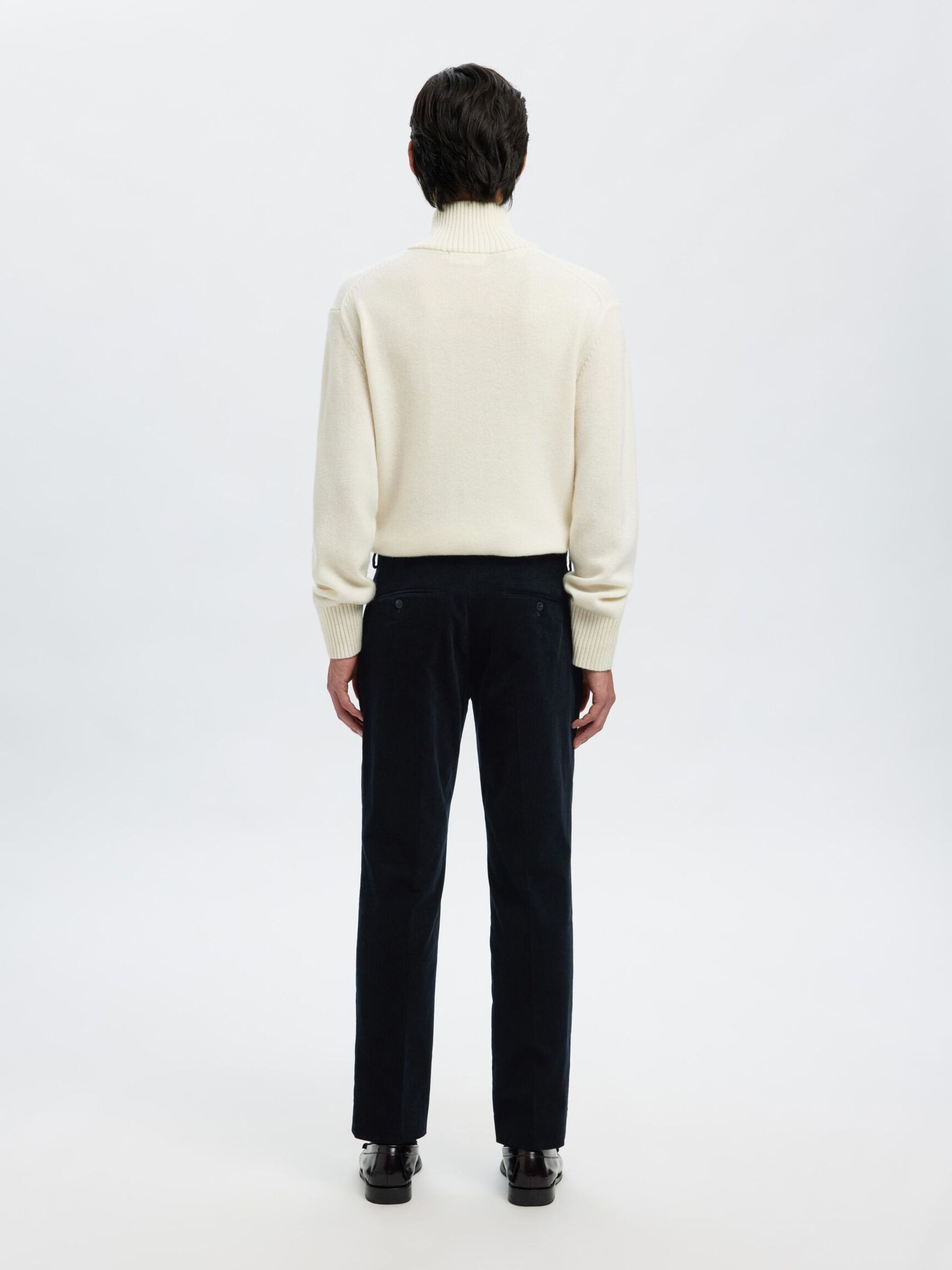REGULAR FIT CORDUROY TROUSERS, Sky Captain, highres