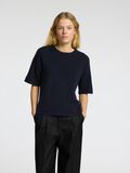 Selected SHORT-SLEEVED WOOL BLEND TOP, Dark Sapphire, highres - 16093048_DarkSapphire_1090347_003.jpg