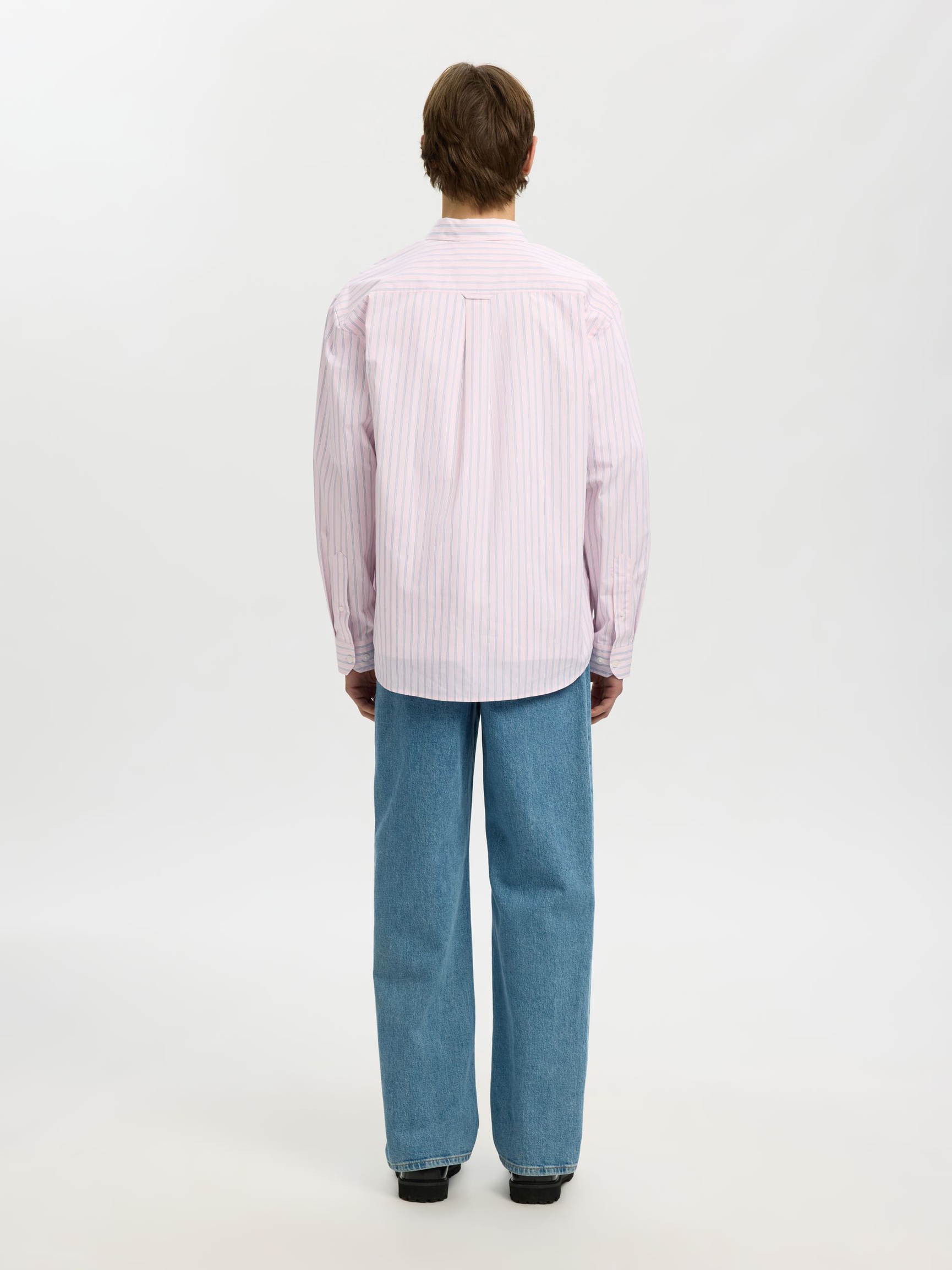 RELAXED FIT OVERHEMD MET LANGE MOUWEN, Pale Dogwood, highres