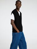 Selected 100% MERINOWOL GEBREID GILET, Black, highres - 16097815_Black_008.jpg