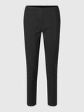 Selected CROPPED SLIM-FIT TROUSERS, Black, highres - 16093550_Black_001.jpg
