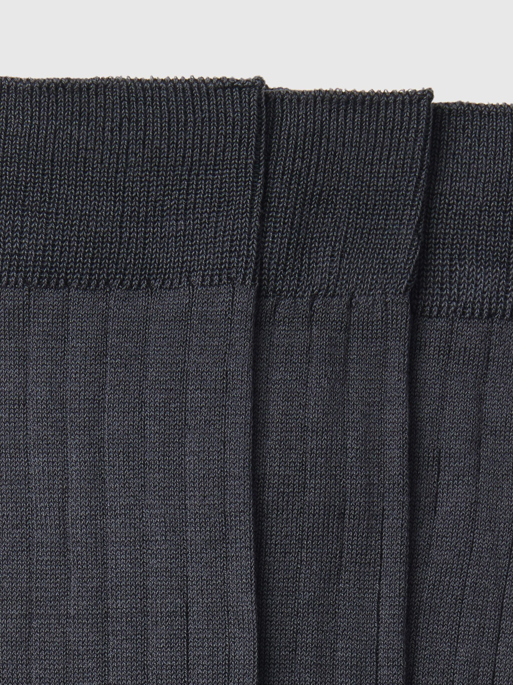 3 PACK SOCKS, Dark Grey, highres