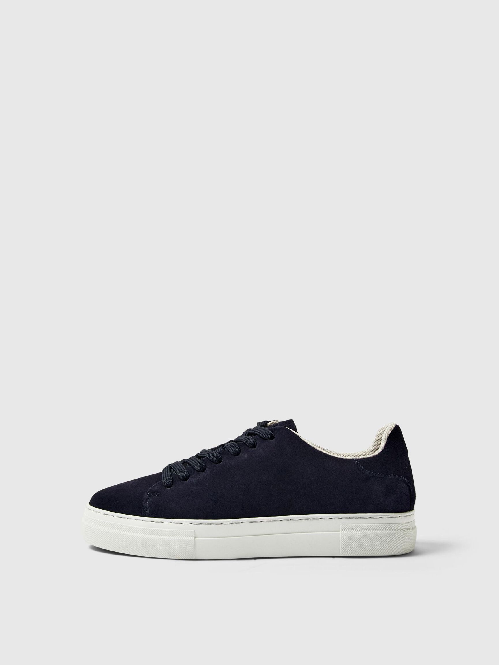 CHUNKY SUEDE  TRAINERS, Dark Navy, highres