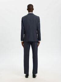 WOOL BLEND BLAZER, Sky Captain, highres