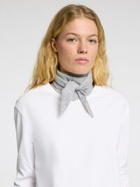 100% KASCHMIR SCHAL, Light Grey Melange, highres