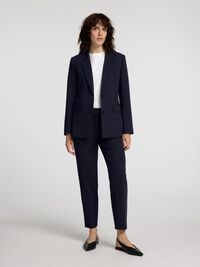 VISCOSEMIX KLASSIEK BLAZER, Dark Sapphire, highres