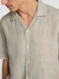 Selected 100% LEINEN KURZARMHEMD, Vetiver, highres - 16096908_Vetiver_006.jpg